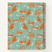 Carnet Bad Orange Tabby Chats Qui Frappe Des Choses (Dos)