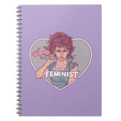 Carnet BADASS FÉMINISTE, dessin animé (Devant)