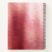 Carnet Badass officiel Boss Babe Rose métallique Nom Or (Dos)