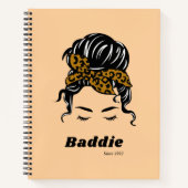 Carnet Baddie personnalisable (Devant)