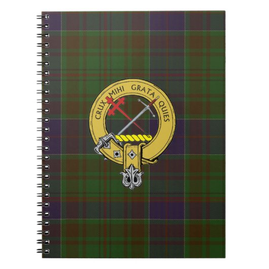 Carnet Badge Adams Tartan et Clan (Devant)