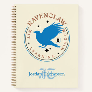 Carnet Badge de la Fierté de la maison d'aigle bleu RAVEN