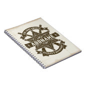 Carnet Badge de Rifles Adjoint Old West Sheriff Personnal (Côté Droit)