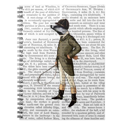 Carnet Badger Le Rider Complet (Devant)