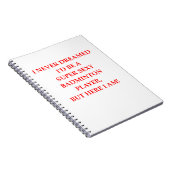 Carnet badminton (Côté Droit)