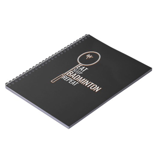 Carnet Badminton (Côté gauche)