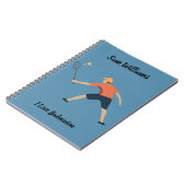 Carnet Badminton (Côté gauche)