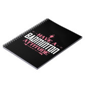 Carnet Badminton - Avoir une attitude badminton (Côté gauche)