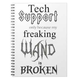 Carnet Baguette magique de support technique