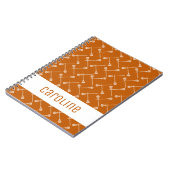 Carnet Baguettes blanches de crosse orange brûlées (Côté gauche)