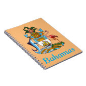 Carnet Bahamas avec armoiries (Paradis des Caraïbes) (Côté Droit)