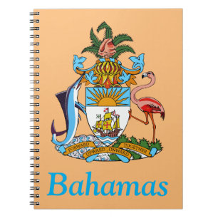 Carnet Bahamas avec armoiries (Paradis des Caraïbes)
