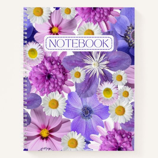 Carnet Baies florales violettes (Devant)