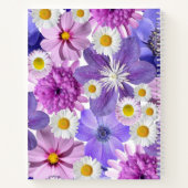 Carnet Baies florales violettes (Dos)