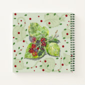 Carnet Baies noires rouges et noires (Dos)