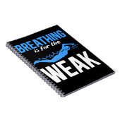 Carnet Baignade amusante Humour nager (Côté Droit)