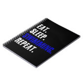 Carnet Baignade Et Baigneurs Design Cadeau Été (Côté gauche)