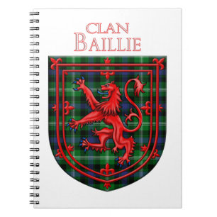 Carnet Baillie de Polkemett Green Tartan Scottish Plaid