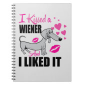 Carnet Baiser de chien de saucisse (Devant)