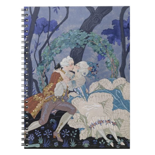 Carnet Baiser secret, illustration pour des "fêtes (Devant)