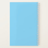 Carnet Baisers à neige - Carte de voeux d'hiver Whimsical (Verso)