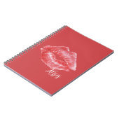 Carnet Baisers aux Lèvres Rouges (Côté gauche)