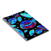 Carnet Baisers partout (bleu) (Côté Droit)