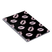 Carnet Baisers Rose Argenté (Côté Droit)