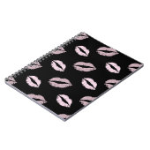 Carnet Baisers Rose Argenté (Côté gauche)