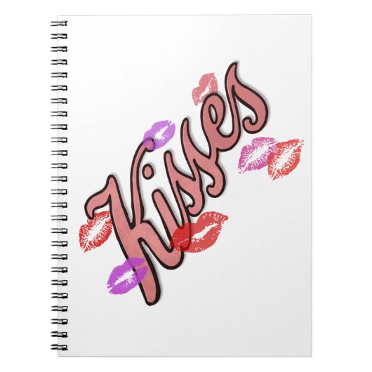 CARNET BAISERS SUR LES LÈVRES (Devant)
