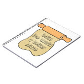 Carnet Bake the world a better place (Côté gauche)