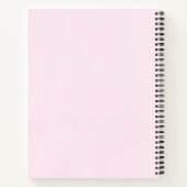 Carnet Baking C'est de la chimie Monogramme Recettes (Dos)