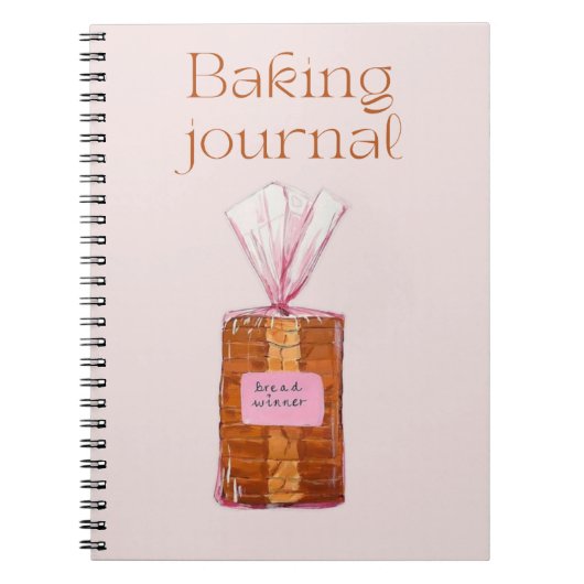 Carnet Baking Recipe Book for Home Baking Enthusiasts (Devant)