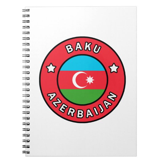 Carnet Bakou Azerbaïdjan (Devant)