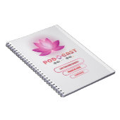 Carnet Baladeur numérique diffusé violet (Côté Droit)