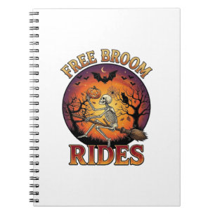 Carnet Balais Gratuits Promenades Halloween Squelette Cit