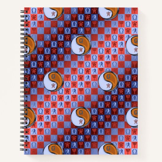 Carnet Balance & Tigre de Bois (Devant)