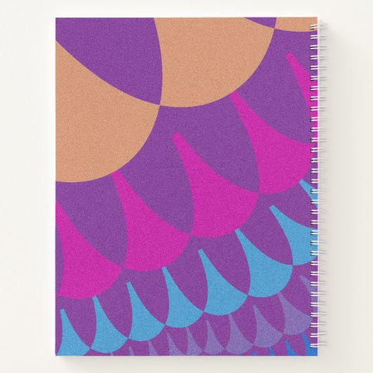 Carnet Balances rose et violet (Dos)