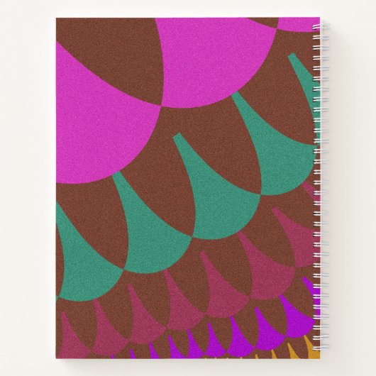 Carnet Balances roses et bordeaux (Dos)