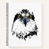 Carnet Balbuzard « Roi des Oiseaux » Œuvre Originale (Devant)