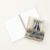 Carnet Balcon fleuri de Paris aquarelle (Intérieur)