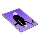Carnet Bald Eagle at Sunset - Art original de la faune (Côté Droit)