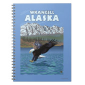 Carnet Bald Eagle Diving - Wrangell, Alaska (Devant)