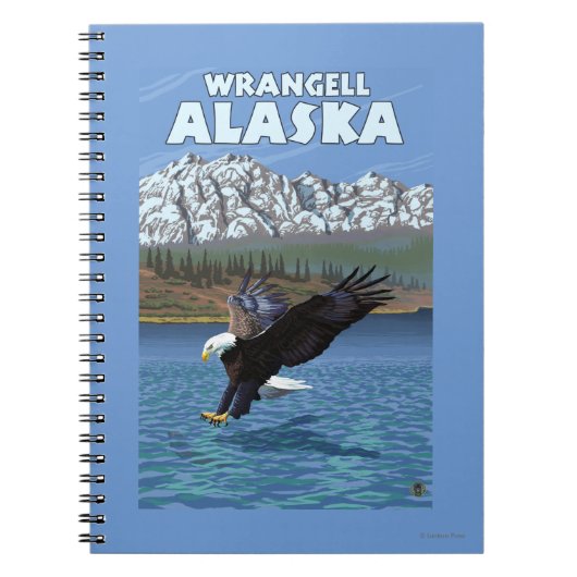 Carnet Bald Eagle Diving - Wrangell, Alaska (Devant)