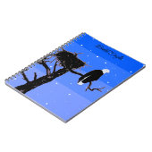 Carnet Bald Eagle en hiver - Art original de la faune (Côté gauche)