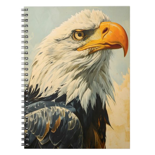 Carnet Bald Eagle Vintage (Devant)