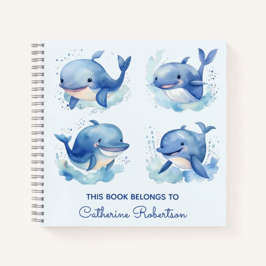 Carnet Baleine (Devant)