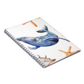 Carnet Baleine à graphisme d'entreprise : Tableau de chan (Côté Droit)