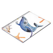 Carnet Baleine à graphisme d'entreprise : Tableau de chan (Côté gauche)