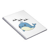 Carnet Baleine, baleine, baleine Pun sur un animal marin  (Côté Droit)